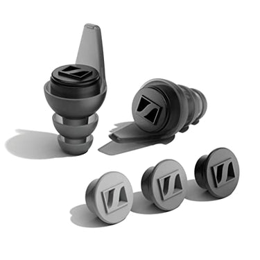 Sennheiser SoundProtex Plus Gehörschutz-Ohrhörer – Wiederverwendbarer Gehörschutz mit Vier wechselnd aktiven Filtern – High-Fidelity-Sound bei sicherer Lautstärke – Schwarz im Sale